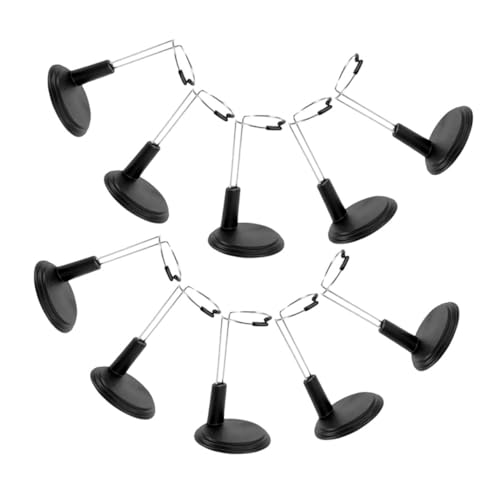 BESTonZON 10 Stück Teiliges Verstellbares Figurenständer- Modellhalter für Puppen und Actionfiguren Flexible Halterung für Miniaturfiguren und Sammlerstücke Sichere Präsentation für Vitrinen BESTonZON 10 Stück Teiliges Verstellbares Figurenständer- Modellhalter für Puppen und Actionfiguren Flexible Halterung für Miniaturfiguren und Sammlerstücke Sichere Präsentation für Vitrinen von BESTonZON