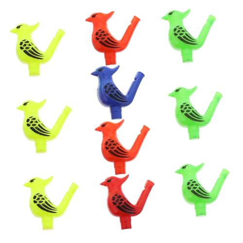 BESTonZON 10 Stück Teiliges Wasser vogelpfeifen Musikinstrument für Junge Mädchen Wasserfreundliche Pfeife mit Vogelklang Oralmuskel Training Vielseitig für Wasser Gruppenspiel BESTonZON 10 Stück Teiliges Wasser vogelpfeifen Musikinstrument für Junge Mädchen Wasserfreundliche Pfeife mit Vogelklang Oralmuskel Training Vielseitig für Wasser Gruppenspiel von BESTonZON