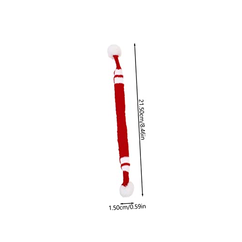BESTonZON 10 Stück Teiliges Zarter Mini Schals aus Weicher Wolle Gestrickt Farbig Rot und Grün Dekorativ für Puppen Spielzeugfiguren und Partydekorationen BESTonZON 10 Stück Teiliges Zarter Mini Schals aus Weicher Wolle Gestrickt Farbig Rot und Grün Dekorativ für Puppen Spielzeugfiguren und Partydekorationen von BESTonZON