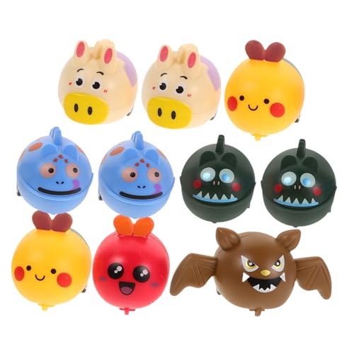BESTonZON 10 Stück Tierspielzeug Party Gefälligkeiten Auto Für Kleinkinder Partygeschenke Für Kleinkinder Reibungsgetriebenes Fahrzeug -partygeschenke Modellauto Plastik BESTonZON 10 Stück Tierspielzeug Party Gefälligkeiten Auto Für Kleinkinder Partygeschenke Für Kleinkinder Reibungsgetriebenes Fahrzeug -partygeschenke Modellauto Plastik von BESTonZON