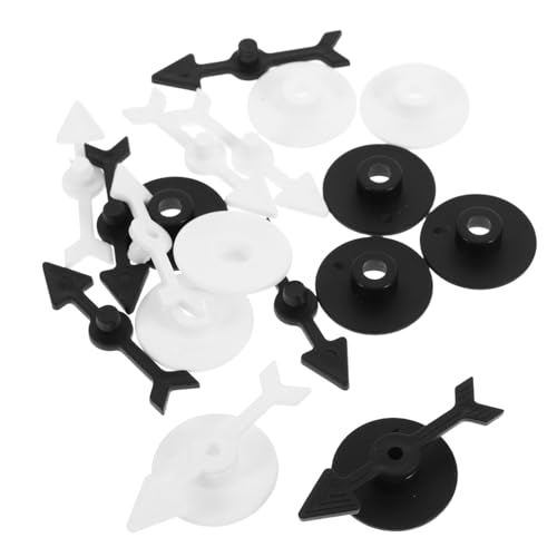 BESTonZON 10 Stück Turntable DIY-zubehör Plattenspieler-anzeigen Brettspiel Pfeile Halloween- Breitspielspielzeug Drehen DIY-brettspiel Klassenzimmerzubehör DIY-Board Plastik von BESTonZON