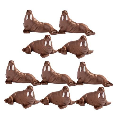 BESTonZON 10 Stück Walross-Puppe Mini-meerestiere Mini-meerestierfiguren Klein Süße Figuren Sensorisch Sachen Material Party Tierspielzeug Für Harz Coffee BESTonZON 10 Stück Walross-Puppe Mini-meerestiere Mini-meerestierfiguren Klein Süße Figuren Sensorisch Sachen Material Party Tierspielzeug Für Harz Coffee von BESTonZON