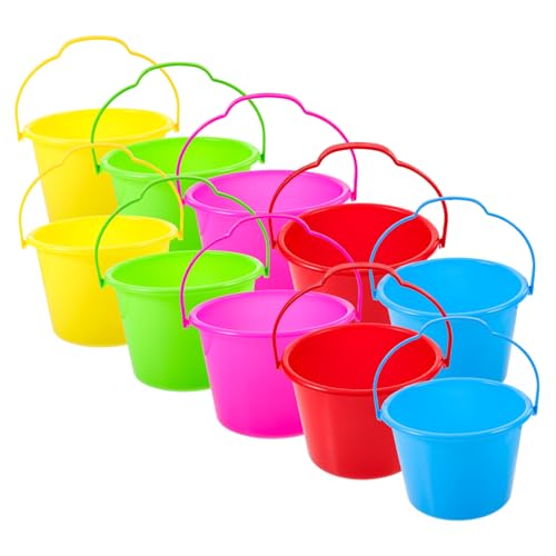 BESTonZON 10 Stücke Wasser Eimer Strand Eimer Angeln Eimer Kindergarten Eimer BESTonZON 10 Stücke Wasser Eimer Strand Eimer Angeln Eimer Kindergarten Eimer von BESTonZON
