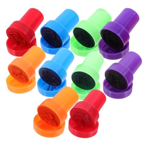 BESTonZON 10 Teiliges Transportstempel Set Individuelles Kartenherstellungsset Raupe Hungrig Weltraum Namensstempel Zur Kartenherstellung Wachssiegel Stempel Set Namensstempel Für von BESTonZON