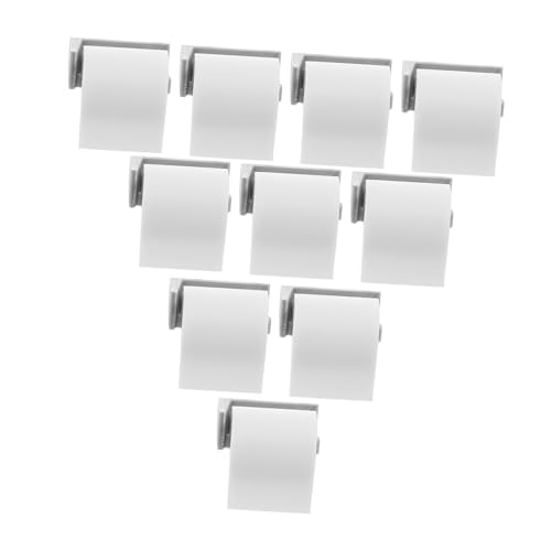 BESTonZON Miniatur-papierrollenhalter-Set Für Puppenhäuser 10 Stück Realistische Mini-papierhandtuchhalter Für Badezimmerdekoration von BESTonZON
