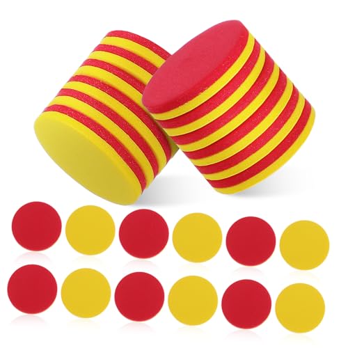 BESTonZON 100 STK berechnen hängende Leuchtenteile -Einkaufswagen Makramee Kinderspielzeug Spielzeuge Mathe-Zähler Zahl kognitives Eva von BESTonZON
