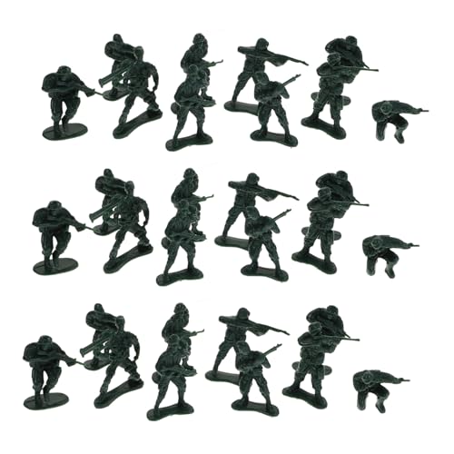BESTonZON 100 STK. Soldatenmodell für Soldaten Figuren Soldaten Militärische Actionfiguren Armeemänner-Spielset Plastik Green BESTonZON 100 STK. Soldatenmodell für Soldaten Figuren Soldaten Militärische Actionfiguren Armeemänner-Spielset Plastik Green von BESTonZON