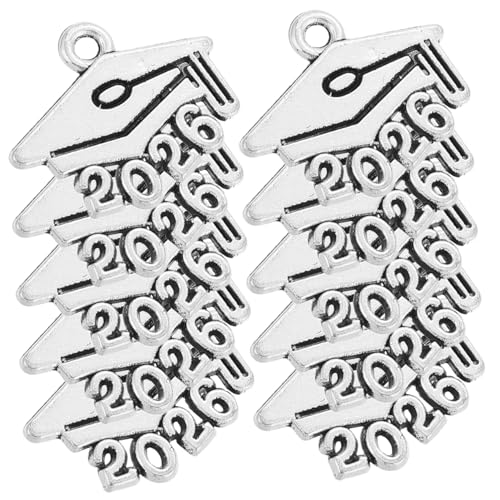 BESTonZON 100 Stück 2026 Schlüsselanhänger Aus Legierung Stationsständer Gedenkanhänger Partyzubehör Dekoration Charm Anhänger Füller Dekoration Modeanhänger Sportanhänger Tutu BESTonZON 100 Stück 2026 Schlüsselanhänger Aus Legierung Stationsständer Gedenkanhänger Partyzubehör Dekoration Charm Anhänger Füller Dekoration Modeanhänger Sportanhänger Tutu von BESTonZON