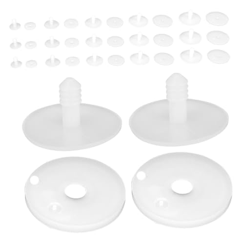BESTonZON 100 Stück DIY Puppen Verbinder für Stofftiere Bewegliche Skelettelemente für Bastelprojekte Vielseitige Kunststoff Gelenke für Kreative Puppenherstellung BESTonZON 100 Stück DIY Puppen Verbinder für Stofftiere Bewegliche Skelettelemente für Bastelprojekte Vielseitige Kunststoff Gelenke für Kreative Puppenherstellung von BESTonZON