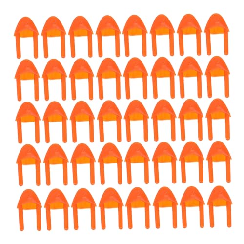 BESTonZON 100 Stück Duckbilli Steck Enten Partygeschenke Kinderspielzeug Set Streich Entenschnabel Zum Basteln Schnäbel Zum Basteln Mund Zum Selbermachen Cartoon DIY von BESTonZON