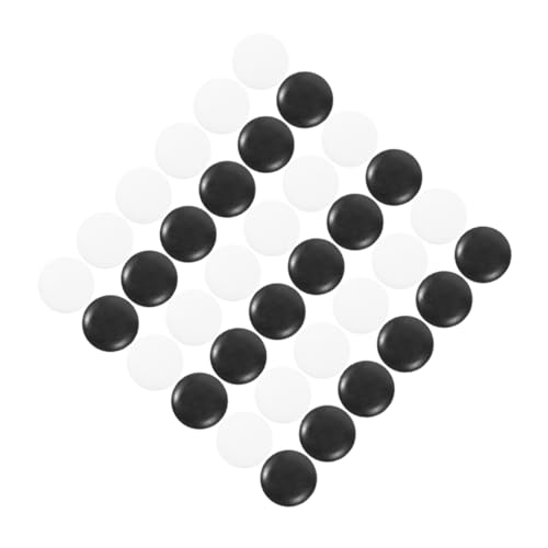 BESTonZON 100 Stück Los Geht's Zubehör Für Lernspielzeug -Schach-zubehör Für Den Heimgebrauch Gehen Schachstein Gehen Steine Schachzubehör GEH Schachperle Spiele Gehen Melamin von BESTonZON