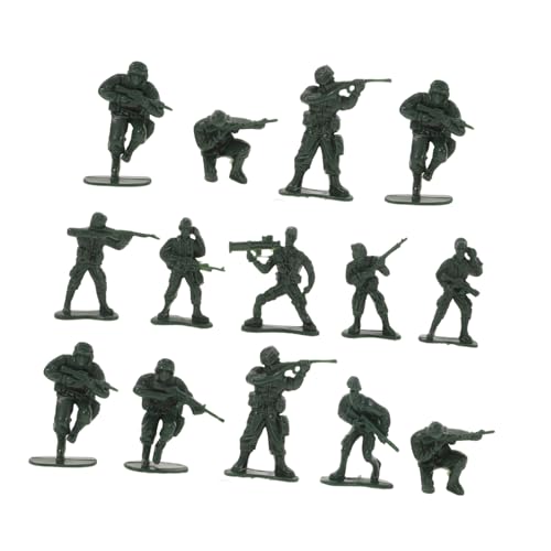 BESTonZON 100 Stück Miniature Krieger Soldaten Figuren aus Kunststoff Realistische Mini Soldat Modelle Kompakt Langlebig Geeignet für Sandtisch Dekoration und Sammlungen Grün BESTonZON 100 Stück Miniature Krieger Soldaten Figuren aus Kunststoff Realistische Mini Soldat Modelle Kompakt Langlebig Geeignet für Sandtisch Dekoration und Sammlungen Grün von BESTonZON