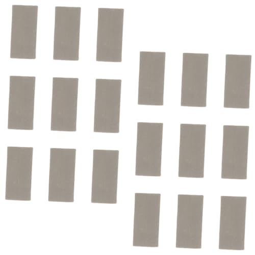 BESTonZON 100 Stück Möbel bastelmaterial für bastelzeug für DIY- Falsche Ziegelsteine mockin aus Stimulationssteinen Miniaturszenenmodelle Ton Light Grey von BESTonZON