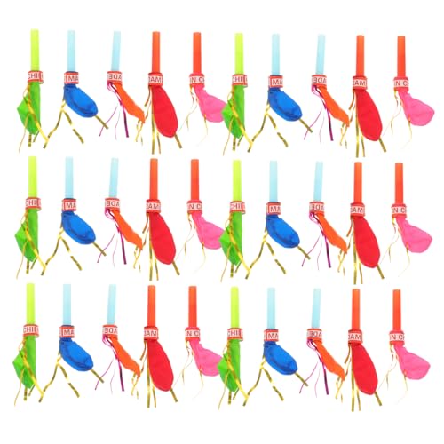 BESTonZON 100 Stück Partypfeifen mit Luftballons Lustige Wiederverwendbare Spielzeuge für Kindergeburtstage und Feiern Interaktive Sichere Bläser mit Fröhlichen Geräuschen BESTonZON 100 Stück Partypfeifen mit Luftballons Lustige Wiederverwendbare Spielzeuge für Kindergeburtstage und Feiern Interaktive Sichere Bläser mit Fröhlichen Geräuschen von BESTonZON