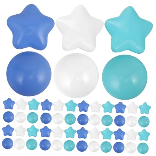 BESTonZON 100 Stück Pit-bälle, Ozeanbälle Für Spielzelt, Bruchsichere Kunststoffbälle Für Kinder, Pool-wasserspiel BESTonZON 100 Stück Pit-bälle, Ozeanbälle Für Spielzelt, Bruchsichere Kunststoffbälle Für Kinder, Pool-wasserspiel von BESTonZON