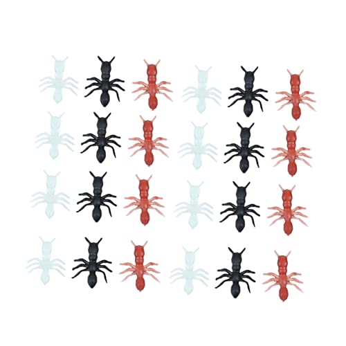 BESTonZON 100 Stück Simulierte Ameisen Beängstigend Party Ameisen Kniffliges Halloween Sortiert Drinnen Lustig Realistisch Gefälschte Ameisen Simulation Streich Interessant von BESTonZON