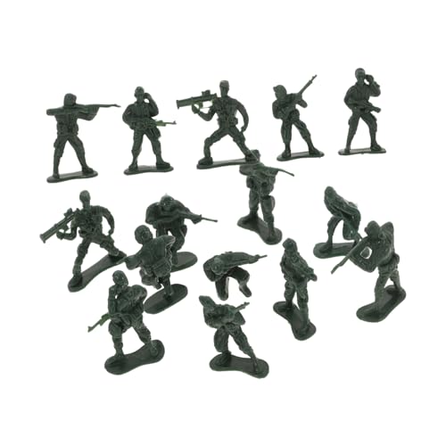 BESTonZON Realistische 100 Stück Mini-soldatenmodelle Aus Kunststoff Miniaturfigur Für Die Dekoration von BESTonZON