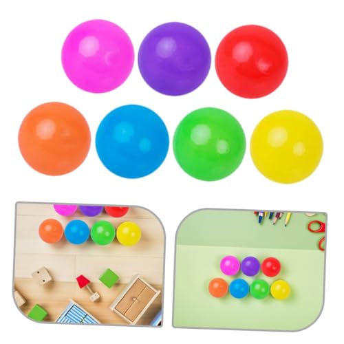 BESTonZON 100 Stück Spielzimmer Mini Ball Zubehör Grubenzelte Zubehör Buntes Kleinkind Lustiges Spielspielzimmer Babypool Für Tunnel Spielhaus Weiche Kindergruben Ozeanzeltbälle Rund von BESTonZON