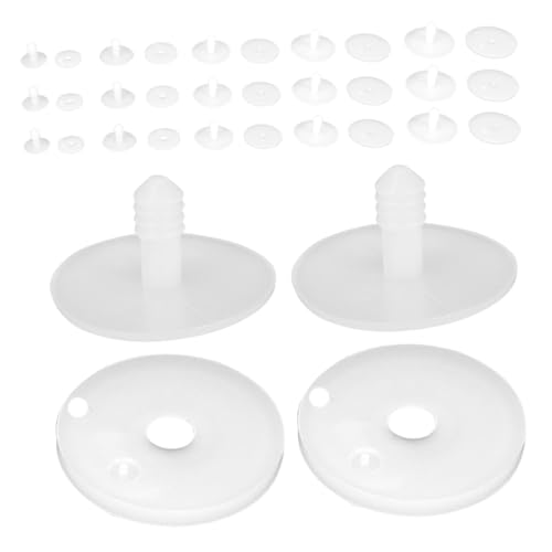 BESTonZON 100 Stück Teiliges DIY Puppenskelett Gelenk aus Kunststoff Flexible und Langlebige Verbindungsstücke für Handgefertigte Plüschtiere Bewegliche Bastelzubehör für Bären von BESTonZON