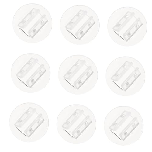 BESTonZON 100 Stück Teiliges Transparente Kunststoff Kartenhalter mit Stabilem Sockel Platzsparender Namenskartenständer für Büro und Zuhause Vielseitiger Tischkartenhalter für von BESTonZON