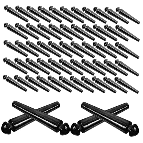 BESTonZON 100 Stück Wertungsstab Bretter Stecktafelhaken Cribbage-Heringe Pegboard -Haken Metall-Spielsteine Metall-Spielstecker Desktop-Score-Stifte Score-Heringe für den Innenbereich Black von BESTonZON