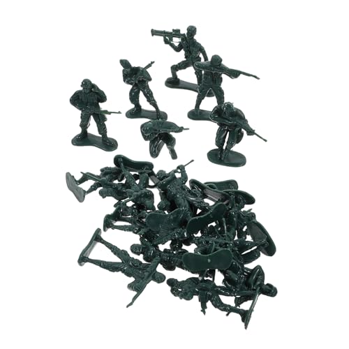 BESTonZON 100 Stück -actionfiguren- Soldatenfigur Studio-Reihe Grünes Figuren Für Sandtisch Miniaturmenschen Menschen Modellieren Minifigur Green BESTonZON 100 Stück -actionfiguren- Soldatenfigur Studio-Reihe Grünes Figuren Für Sandtisch Miniaturmenschen Menschen Modellieren Minifigur Green von BESTonZON