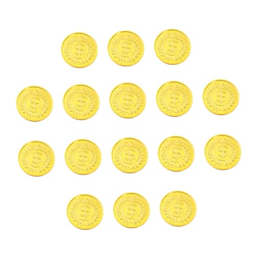 BESTonZON 100 Stücke Für Schatz Pirate Währung Goldene von BESTonZON