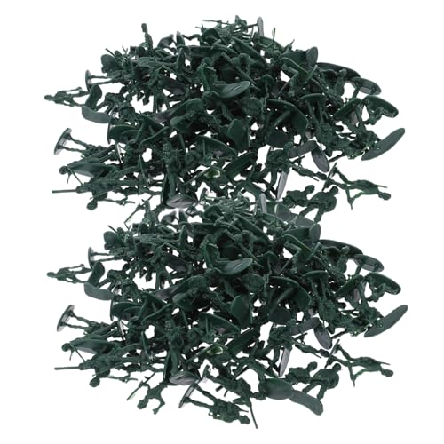 BESTonZON 100Pcs Mini Soldier Modell Spielzeugsoldaten Aktion Figuren Spezialkräfte Aktion Figuren Soldier Aktion Zahlen Miniatur Soldat Figuren Armee Männer Figuren Olivengrüne Plastik BESTonZON 100Pcs Mini Soldier Modell Spielzeugsoldaten Aktion Figuren Spezialkräfte Aktion Figuren Soldier Aktion Zahlen Miniatur Soldat Figuren Armee Männer Figuren Olivengrüne Plastik von BESTonZON