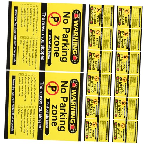 BESTonZON Weird Stuff 100 Stück Humorvolle Parkverstoß-Karten Lustige Parkverstoß-Karten Warnschild Fürs Auto BESTonZON Weird Stuff 100 Stück Humorvolle Parkverstoß-Karten Lustige Parkverstoß-Karten Warnschild Fürs Auto von BESTonZON