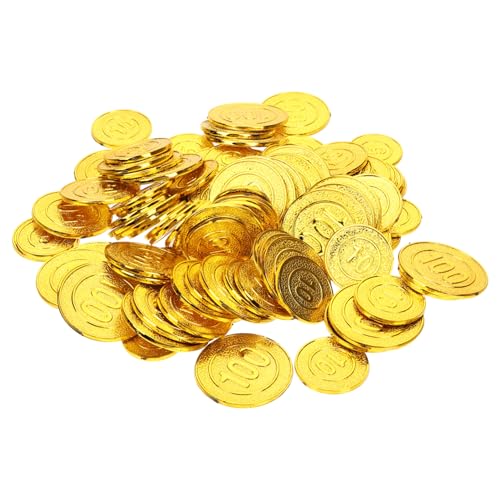 BESTonZON 100St Piratenmünzenspielzeug extra groß Piraten-Schatz-Spielzeug Kinderspielzeug Spielzeug für Kinder Schmuck Spielzeuge Goldmünzen für Kinder Piratendekorationen Metall Requisiten BESTonZON 100St Piratenmünzenspielzeug extra groß Piraten-Schatz-Spielzeug Kinderspielzeug Spielzeug für Kinder Schmuck Spielzeuge Goldmünzen für Kinder Piratendekorationen Metall Requisiten von BESTonZON