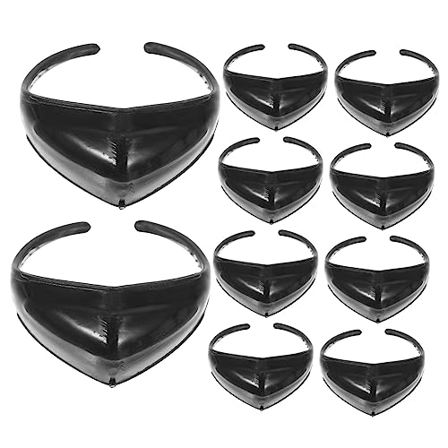 BESTonZON 100St Puppenzubehör Zubehör für Puppenhäuser Puppentrage für Bausatz zappeln Figur für kinderspielzeug winzige Maske Miniaturmasken für Puppen Plastik Black BESTonZON 100St Puppenzubehör Zubehör für Puppenhäuser Puppentrage für Bausatz zappeln Figur für kinderspielzeug winzige Maske Miniaturmasken für Puppen Plastik Black von BESTonZON