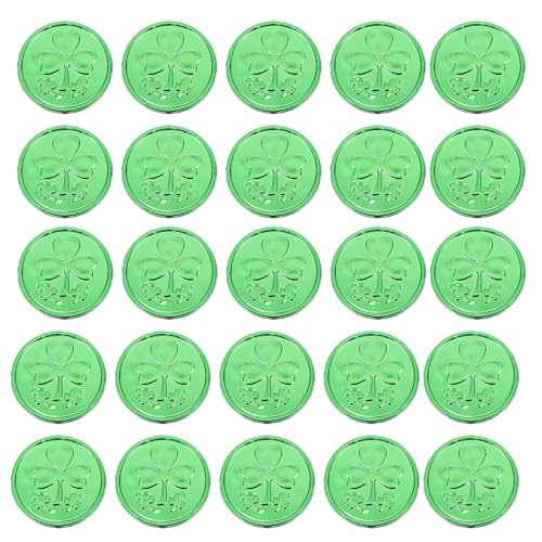 BESTonZON 100St Requisiten für Kleemünzen Prismenwürfel Blumentopf Blumenkübel Eimer Blumeneimer Korbblumeneimer glücksmünze Plastikmünzen Kleeblatt-Münzen-Stütze Spielmünzen PVC Green BESTonZON 100St Requisiten für Kleemünzen Prismenwürfel Blumentopf Blumenkübel Eimer Blumeneimer Korbblumeneimer glücksmünze Plastikmünzen Kleeblatt-Münzen-Stütze Spielmünzen PVC Green von BESTonZON