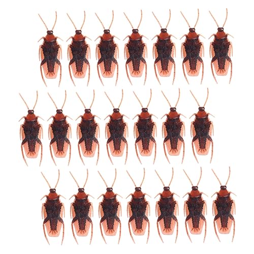 BESTonZON 100St Simulation Kakerlake gefälschte Kakerlaken Bausatz federnd Gadget Halloween Costume Halloween Kleidung Halloween beängstigend Halloween-Trick-Tools PVC von BESTonZON