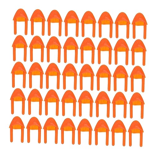 BESTonZON 100Stücke DIY Mund Zubehör Kunststoff Mund Für Kreative Handwerksprojekte Zubehör Für Schneemänner Und Lustige Spielzeuge DIY Fähigkeiten von BESTonZON