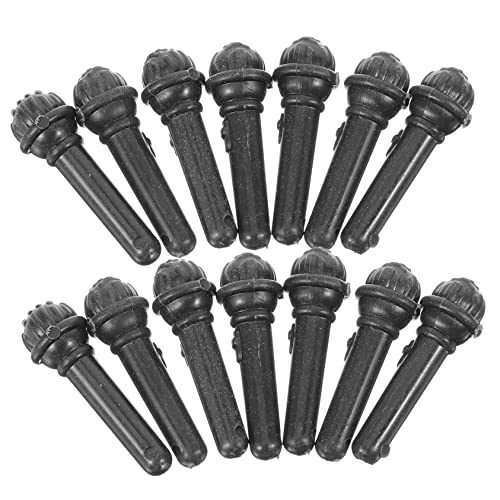 BESTonZON Realistisches Mini-mikrofon Für Puppenspielhaus 100er-pack Gefälschte Mikrofon-Requisiten Kunststoffmaterial Für Jungen Und Mädchen von BESTonZON