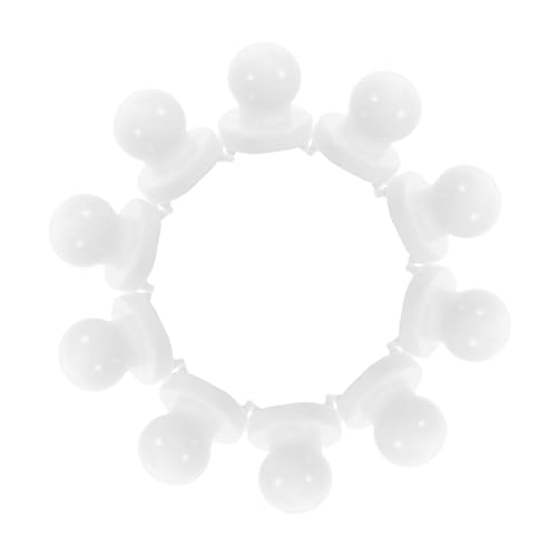 BESTonZON 10St Innenkern der Puppenblase Zubehör DIY interaktives Party Ersatzteile Bälle quetschen Spielzeugteile zusammendrücken Weiß von BESTonZON