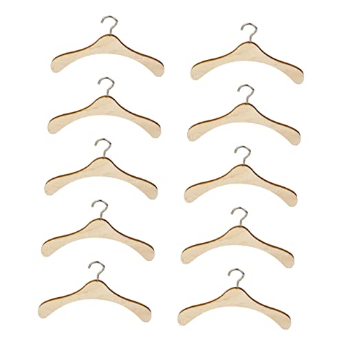 BESTonZON 10St Kleiderbügel Zubehör für Babypuppen Kinderspielzeug puppenkleiderbügel Puppen kleiderbügel Hanger kleine Kleiderbügel für Puppen puppenaufhänger aus Holz hölzern Silver BESTonZON 10St Kleiderbügel Zubehör für Babypuppen Kinderspielzeug puppenkleiderbügel Puppen kleiderbügel Hanger kleine Kleiderbügel für Puppen puppenaufhänger aus Holz hölzern Silver von BESTonZON