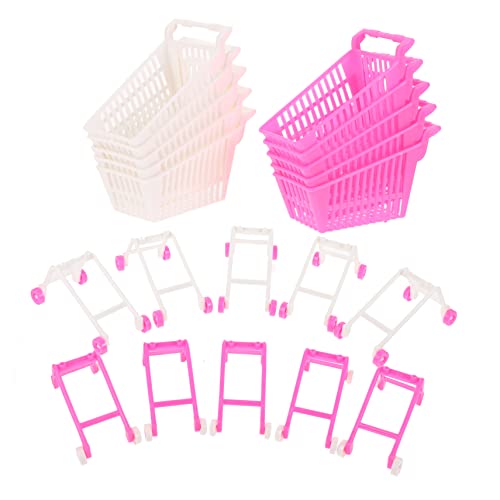 BESTonZON 10St Mini-Einkaufswagen Miniaturfiguren Aufbewahrung von Stofftieren für kinderspielzeug Kleiner Einkaufswagen Einkaufswagen- für Rollenspiele Plastik BESTonZON 10St Mini-Einkaufswagen Miniaturfiguren Aufbewahrung von Stofftieren für kinderspielzeug Kleiner Einkaufswagen Einkaufswagen- für Rollenspiele Plastik von BESTonZON