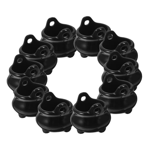 BESTonZON 10St Mini-Kesselkessel Menschen Halloween Eimer Kessel Süßigkeiten Eimer halloween halloween toys Halloween-Party-Mini-Kessel Mini-Hexen-Miniaturkessel Plastik Black BESTonZON 10St Mini-Kesselkessel Menschen Halloween Eimer Kessel Süßigkeiten Eimer halloween halloween toys Halloween-Party-Mini-Kessel Mini-Hexen-Miniaturkessel Plastik Black von BESTonZON
