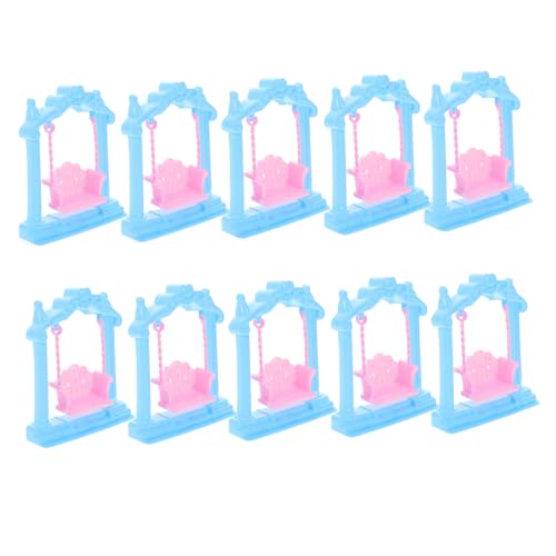 BESTonZON 10St Puppenhausschaukel für kinderspielzeug puppenhaus deko puppenspielzeug Puppenhaus-Miniaturen Miniatur-Dinge Puppenhausmöbel Plastik BESTonZON 10St Puppenhausschaukel für kinderspielzeug puppenhaus deko puppenspielzeug Puppenhaus-Miniaturen Miniatur-Dinge Puppenhausmöbel Plastik von BESTonZON