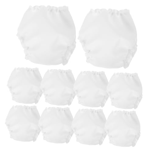 BESTonZON 10er-Pack Kinder-puppenhöschen Puppenunterhosen Für Babys Puppen Elastische Spielzeug-anzieh-unterwäsche Stoffhöschen-Set Für Modellspielzeug von BESTonZON