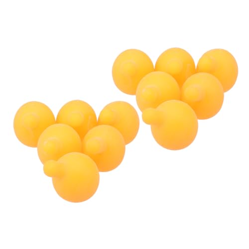 BESTonZON 10St Zubehör für Puppenkernbälle Dekompressionsball Quetschball Gurke DIY Blasball Zubehör Plüsch Teile Hundespielzeug Quietscher Stressball-Komponenten Orange von BESTonZON