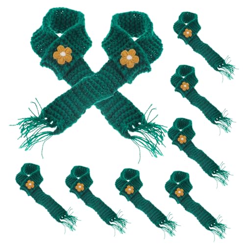 BESTonZON 10St kleine Tränenpuppe Schal für Weinflaschen Mini-Schal Puppenkleidung kuschelig cutermesserser doll Accessories qridor Puppenschal Puppenversorgung Baumwolle Green BESTonZON 10St kleine Tränenpuppe Schal für Weinflaschen Mini-Schal Puppenkleidung kuschelig cutermesserser doll Accessories qridor Puppenschal Puppenversorgung Baumwolle Green von BESTonZON