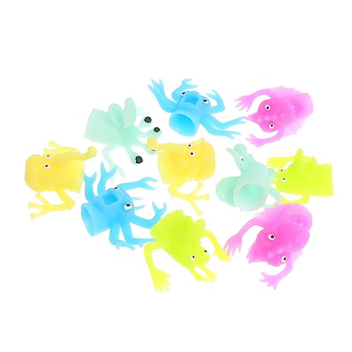 BESTonZON 10Stücke Leuchtende Fingerpuppen Mini Finger Für Geschichten Und Rollenspiele Finger Rollenspiel Für Gruselige Alien Fingerpuppen BESTonZON 10Stücke Leuchtende Fingerpuppen Mini Finger Für Geschichten Und Rollenspiele Finger Rollenspiel Für Gruselige Alien Fingerpuppen von BESTonZON