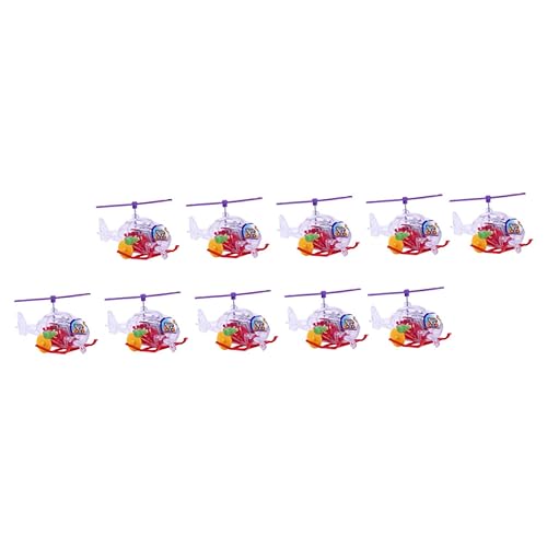 BESTonZON 10 Stücke Aufziehspielzeug Hubschrauber für Kinder Kleiner Kunststoff Helikopter Farbenfrohes Spielzeug für Jungen und Mädchen Party Spielzeug für Drinnen und Draußen BESTonZON 10 Stücke Aufziehspielzeug Hubschrauber für Kinder Kleiner Kunststoff Helikopter Farbenfrohes Spielzeug für Jungen und Mädchen Party Spielzeug für Drinnen und Draußen von BESTonZON