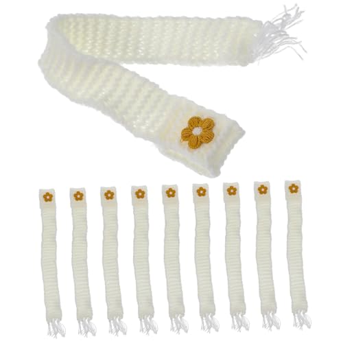 BESTonZON 10 Stück Mini-Schal Zum Basteln Accessoire Baby-Plüsch Individuelles Kleines Chiffon-Weihnachtszubehör Süßer Mini-Schal Weinflaschen-Schal Miniatur-Schal Puppen-Schal BESTonZON 10 Stück Mini-Schal Zum Basteln Accessoire Baby-Plüsch Individuelles Kleines Chiffon-Weihnachtszubehör Süßer Mini-Schal Weinflaschen-Schal Miniatur-Schal Puppen-Schal von BESTonZON