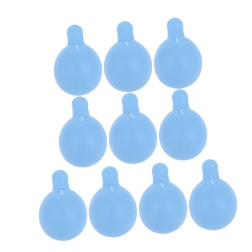 BESTonZON 10st Blasenblasende Puppe Gehäkelter Quetschball Weiche Spielzeugbälle Spielzeugeinsätze Bastelbedarf Für Plüschpuppe Selber Machen Plüschpuppenbälle Sky-Blue von BESTonZON
