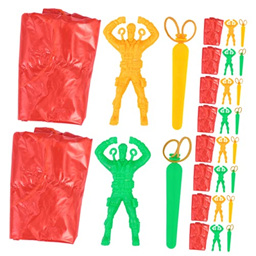 BESTonZON 10st Fallschirm Kinderspielzeug Fallschirme Fallschirmmänner, Für Klassisches Fliegenspielzeug Für Fallschirmspielzeug Für Plastik BESTonZON 10st Fallschirm Kinderspielzeug Fallschirme Fallschirmmänner, Für Klassisches Fliegenspielzeug Für Fallschirmspielzeug Für Plastik von BESTonZON