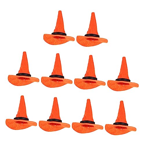 BESTonZON 10st Filz Hexenhut Wolf Hexenhut Halloween-haustierhut Tiaras Mini-hexenhut Hexenkostüm Geraffter Hexenhut Mini-hexenhüte Halloween -party Vogelscheuchenhut Gefühlt Orange BESTonZON 10st Filz Hexenhut Wolf Hexenhut Halloween-haustierhut Tiaras Mini-hexenhut Hexenkostüm Geraffter Hexenhut Mini-hexenhüte Halloween -party Vogelscheuchenhut Gefühlt Orange von BESTonZON