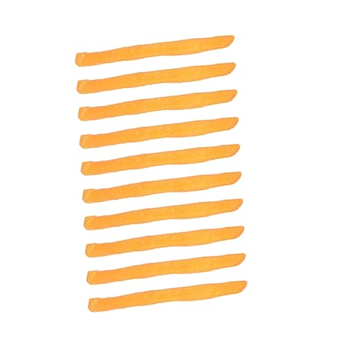 BESTonZON 10st Gefälschte Pommes Frites Gefälschte Chicken-Burger Walkers Pommes Frites Halter Für Speisenausgabe Pommeskorb Zum Servieren Fritten Essensdekor PVC Orange BESTonZON 10st Gefälschte Pommes Frites Gefälschte Chicken-Burger Walkers Pommes Frites Halter Für Speisenausgabe Pommeskorb Zum Servieren Fritten Essensdekor PVC Orange von BESTonZON